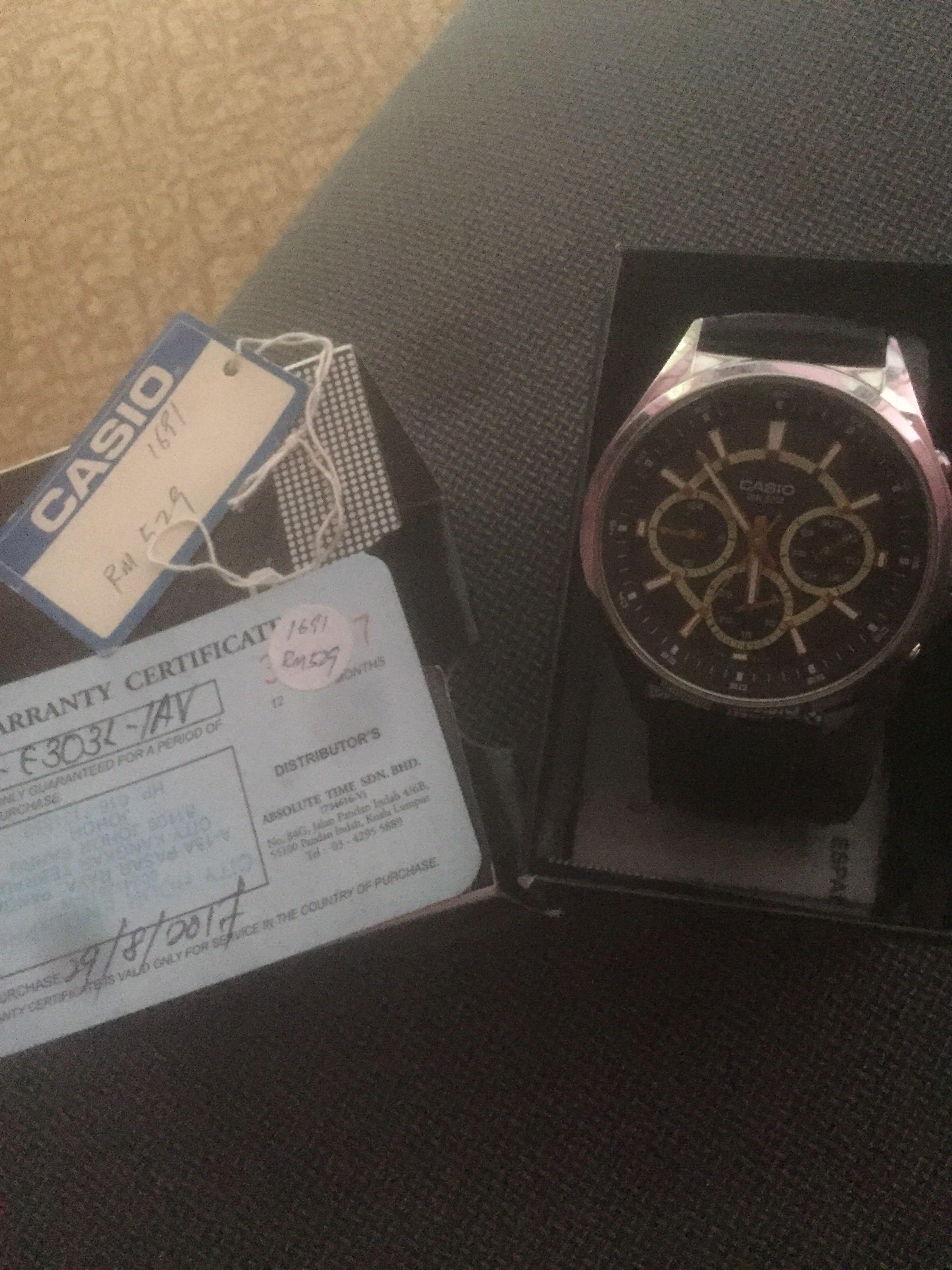 529rm 30sgd Casio Watch Men S Fashion Watches On Carousell
