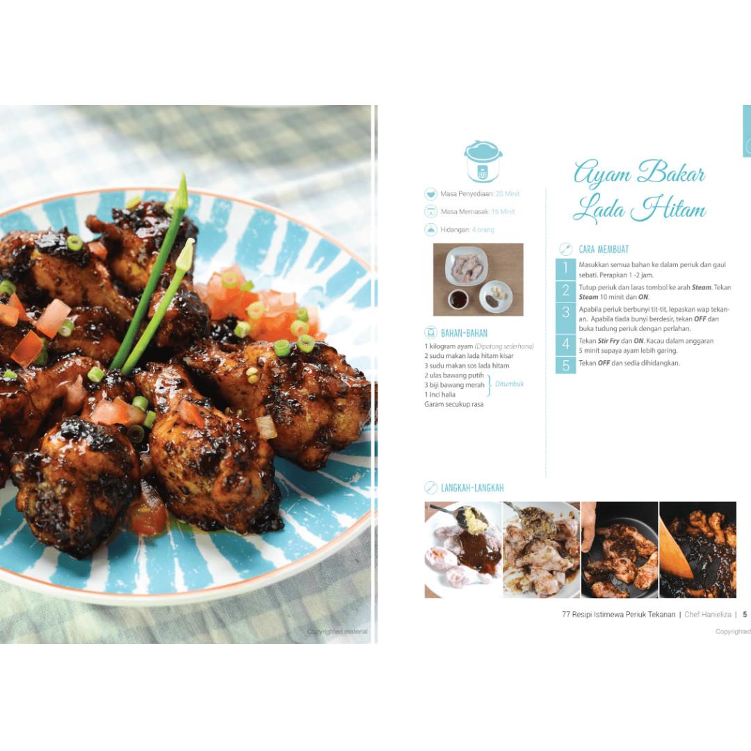 77 Resipi Istimewa Pressure Cooker Chef Hanieliza Books