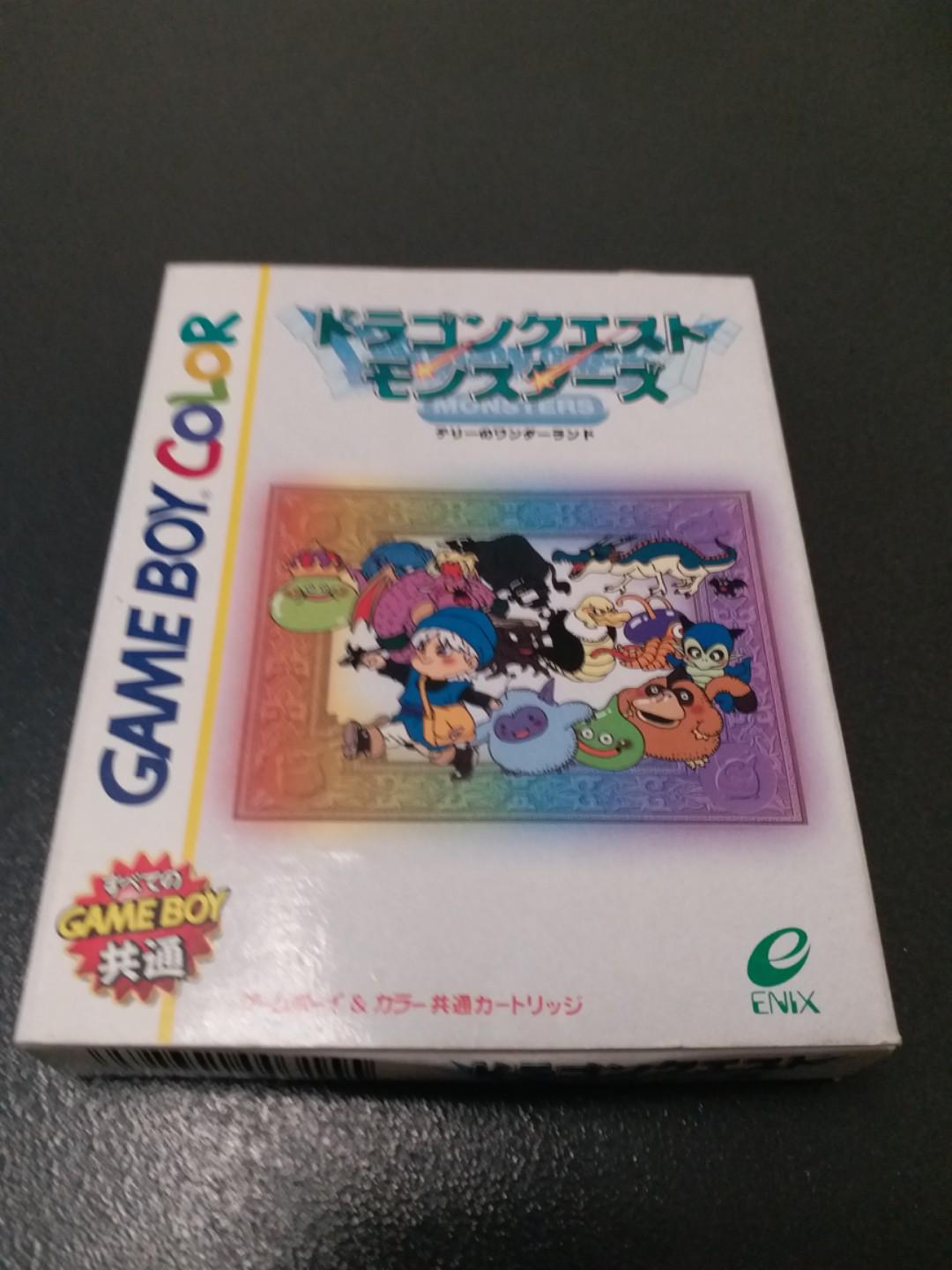 蝕本最後清貨絕版二手初日正版 任天堂nintendo Game Boy Gameboy Color Gbc 紅白機rpg 名作dragon Quest Monsters 勇者鬥惡龍怪獸仙境收藏品 遊戲機 遊戲機遊戲