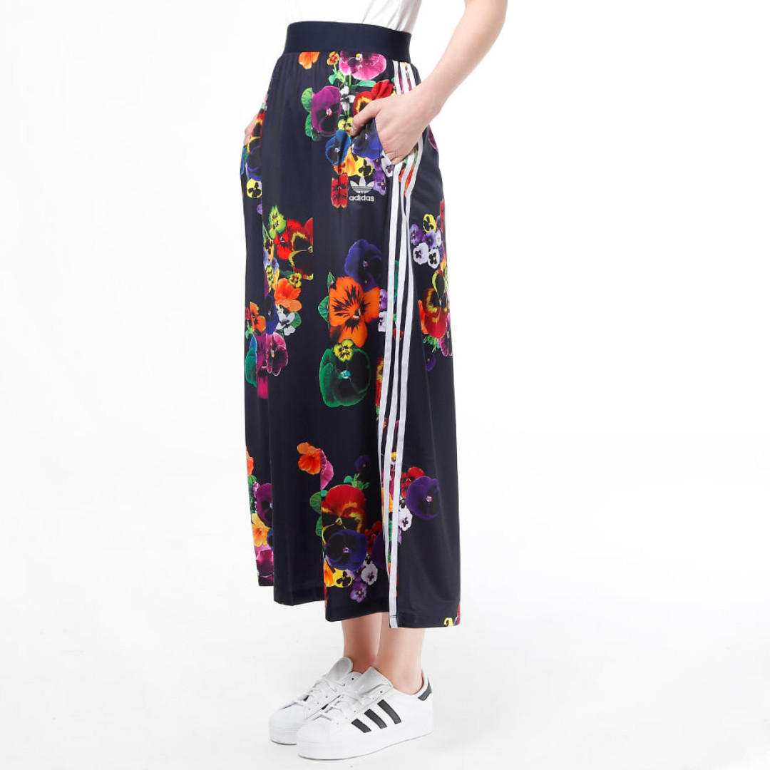 adidas floral skirt