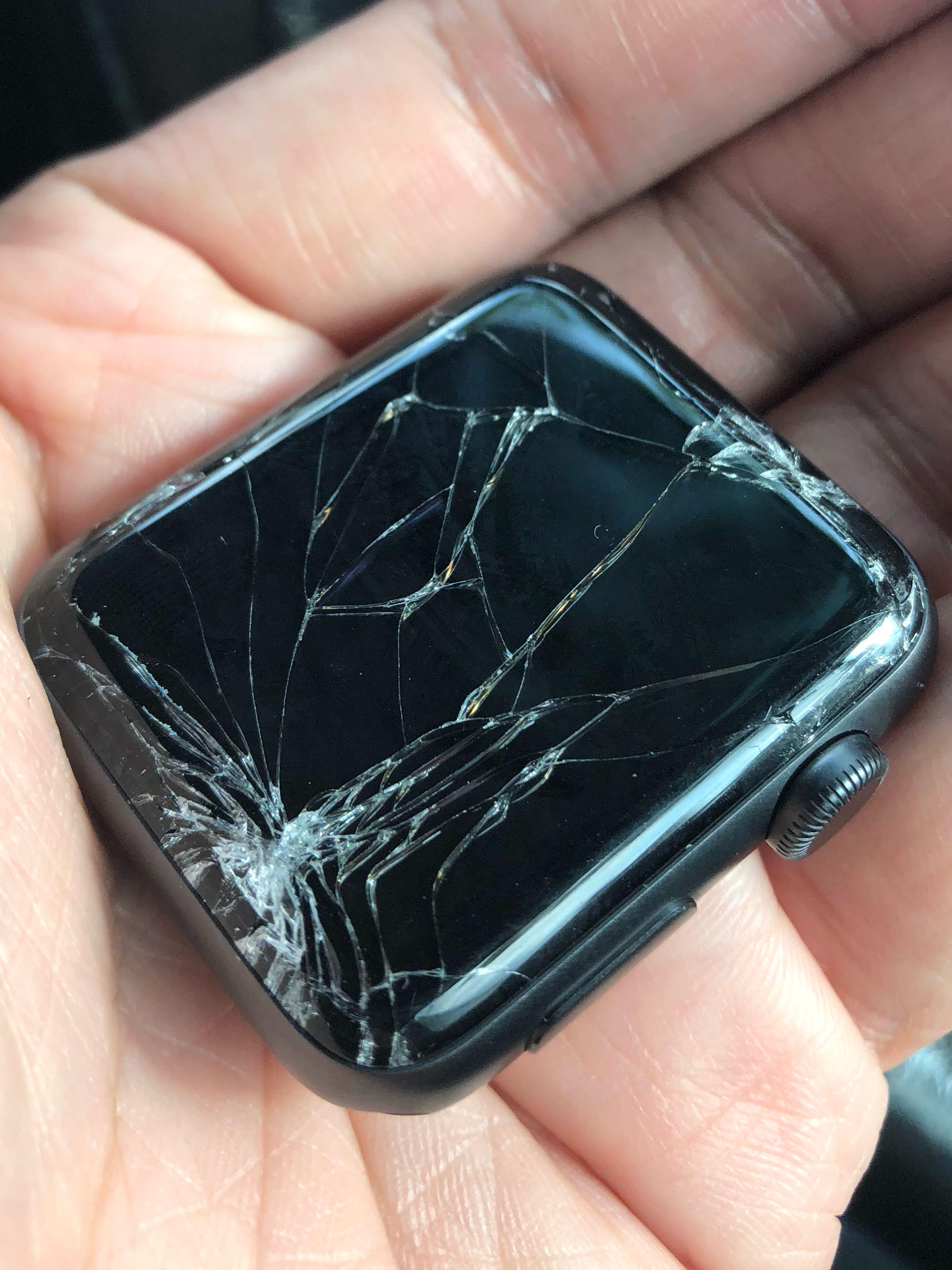 Cracked apple watch series 3 hotsell