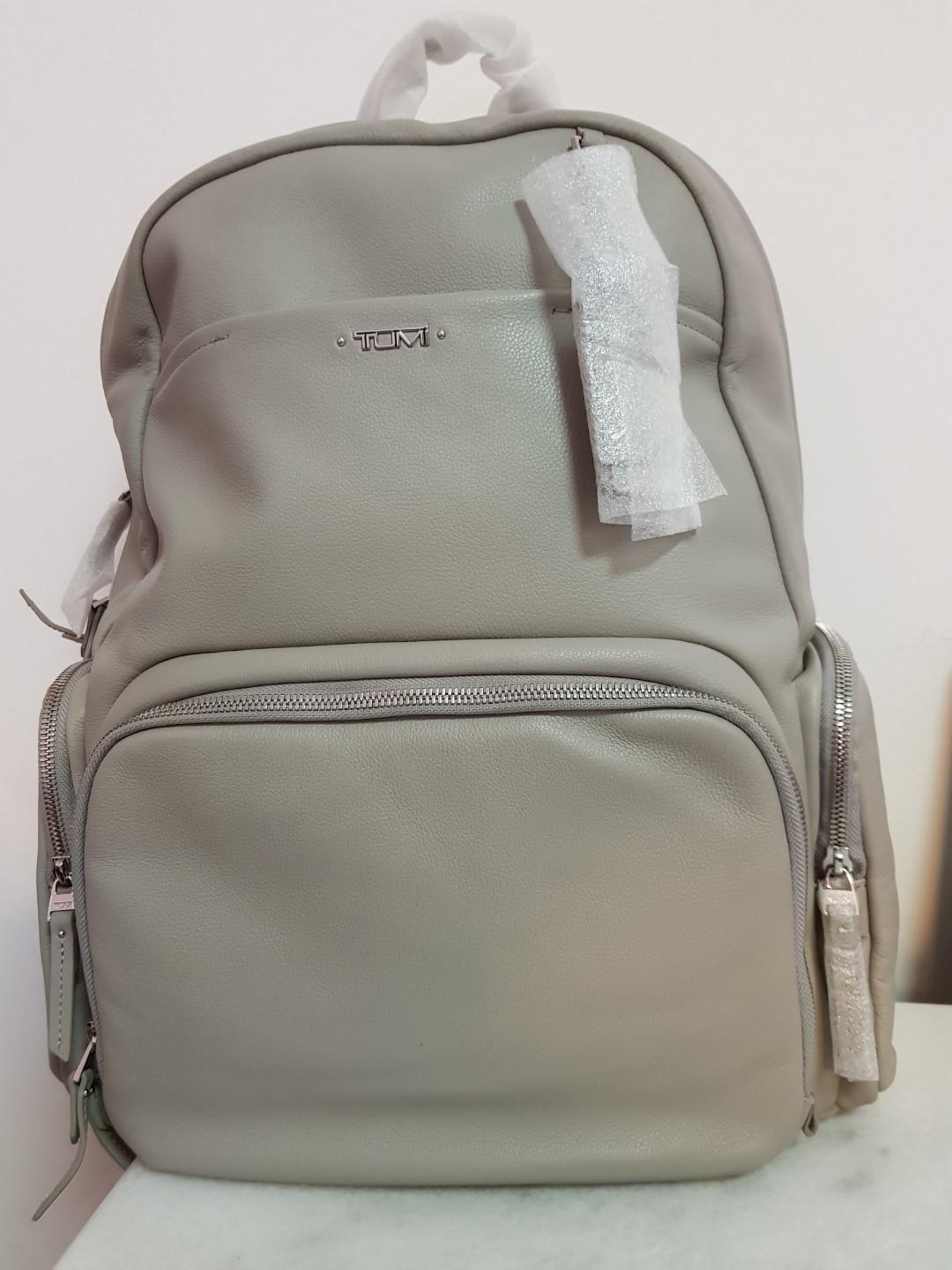 tumi calais backpack leather