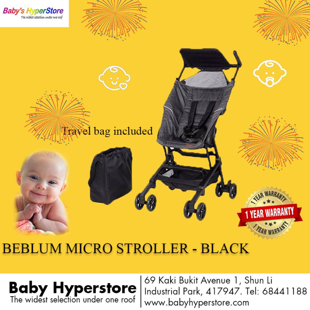 CABIN SIZE] Beblum Micro Stroller ☆ Only 5.5 kg ☆ From 6 months to 20kg  (Approx. 4 years) , Babies & Kids, Strollers, Bags & Carriers on Carousell
