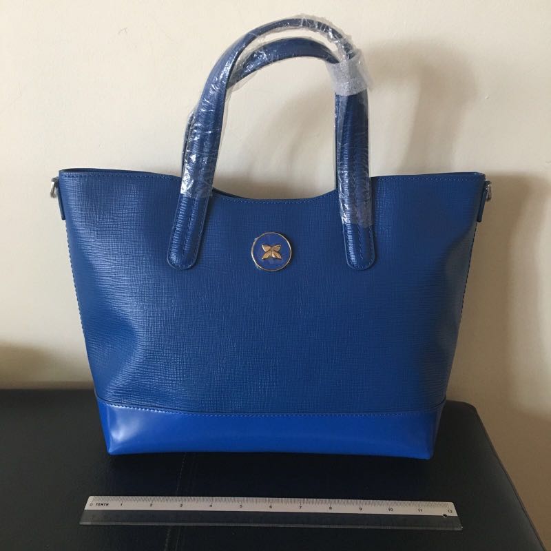 Bnwt Sabrina Scala Handbag In Cobalt Blue Women S Fashion Bags Photo