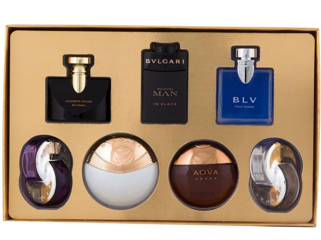 bvlgari 7 piece fragrance mini set