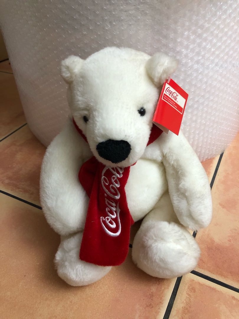 coca cola polar bear toy