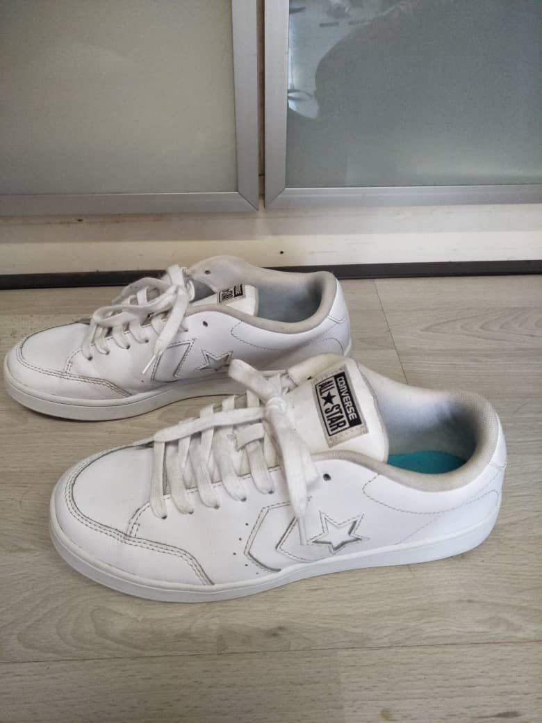 Converse star sales court ox white
