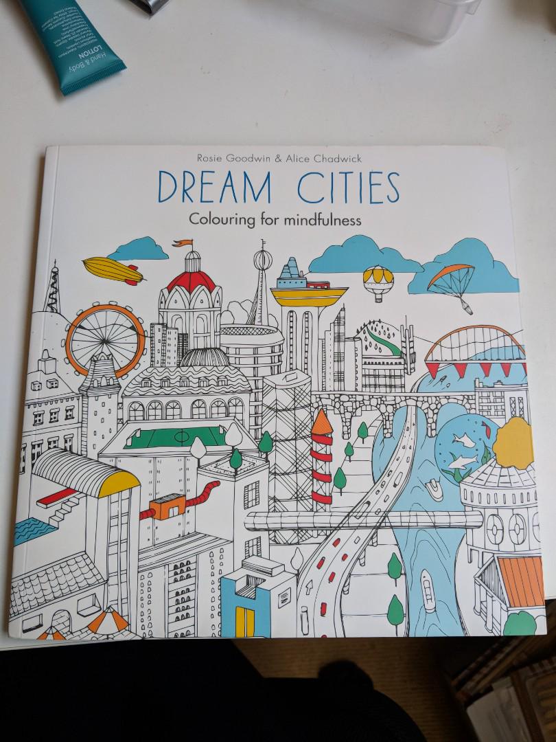 Dream Cities Mindfulness Colouring Book Books Stationery - 
