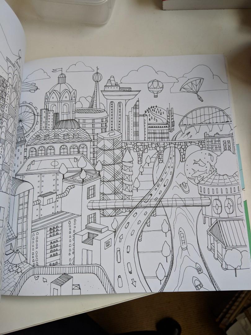 102+ Coloring Book Dream Cities Free Images
