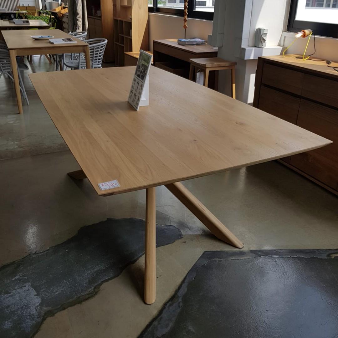 Ethnicraft Oak Mikado Dining Table Furniture Tables Chairs On