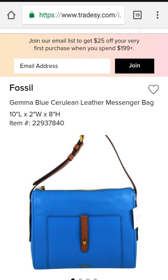 Fossil Gemma Crossbody Bag, Women's 