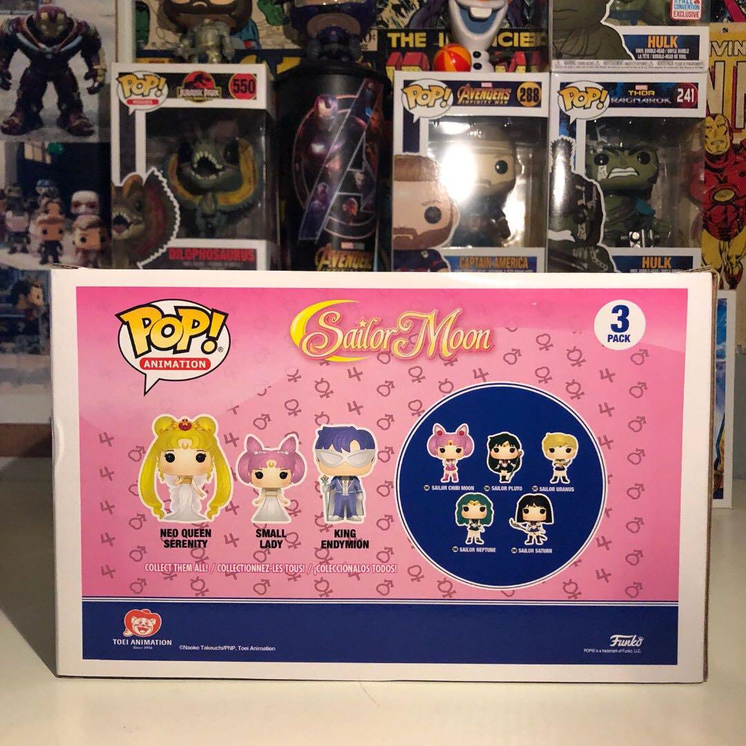 Funko Pop! Sailor Moon - Neo Queen Serenity Small Lady & King Endymion  (Pack) - Loja TSC
