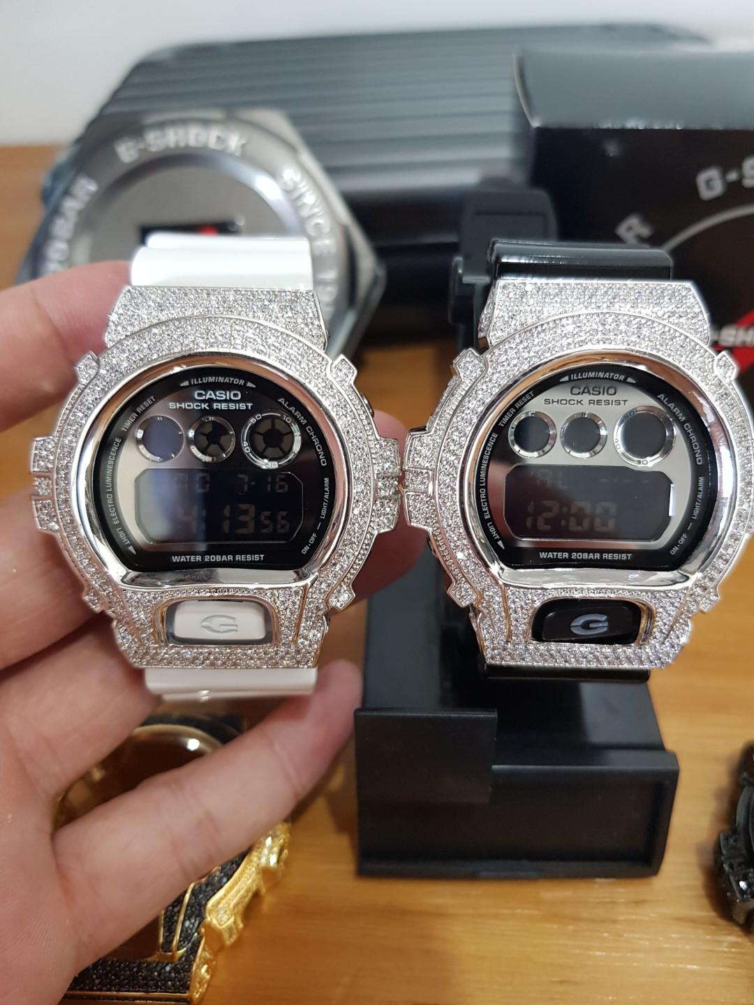 G shock deals custom bezel