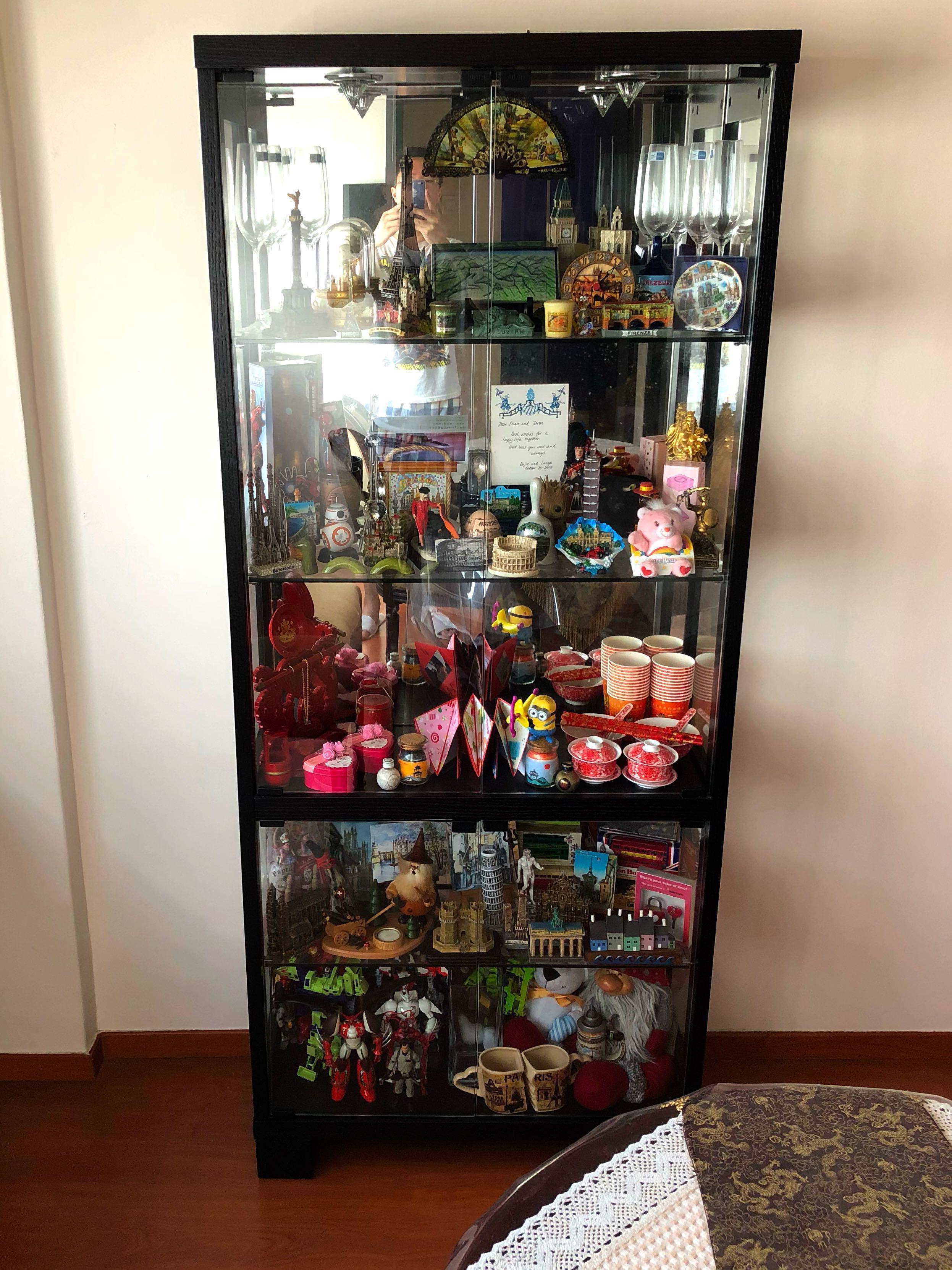 Glass Display Cabinet Furniture Others On Carousell