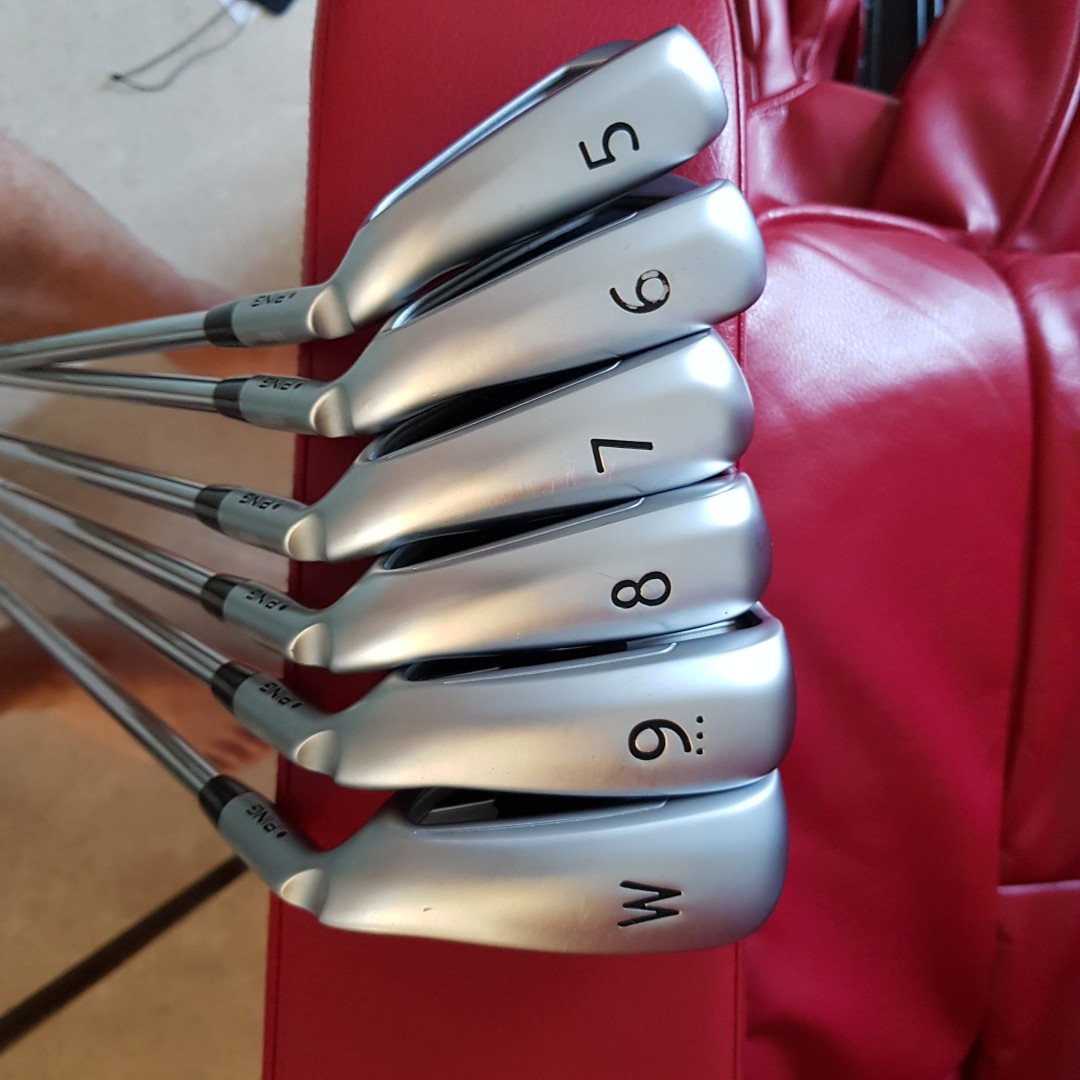 Used ping senior flex irons Clearance