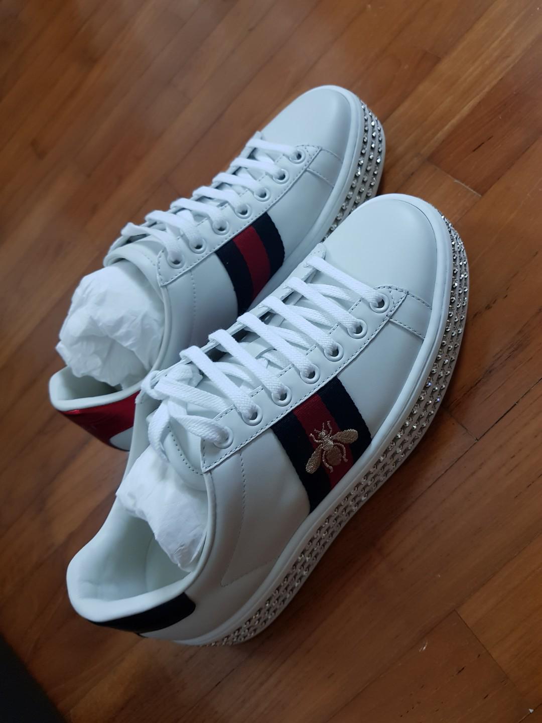 gucci shoes diamond