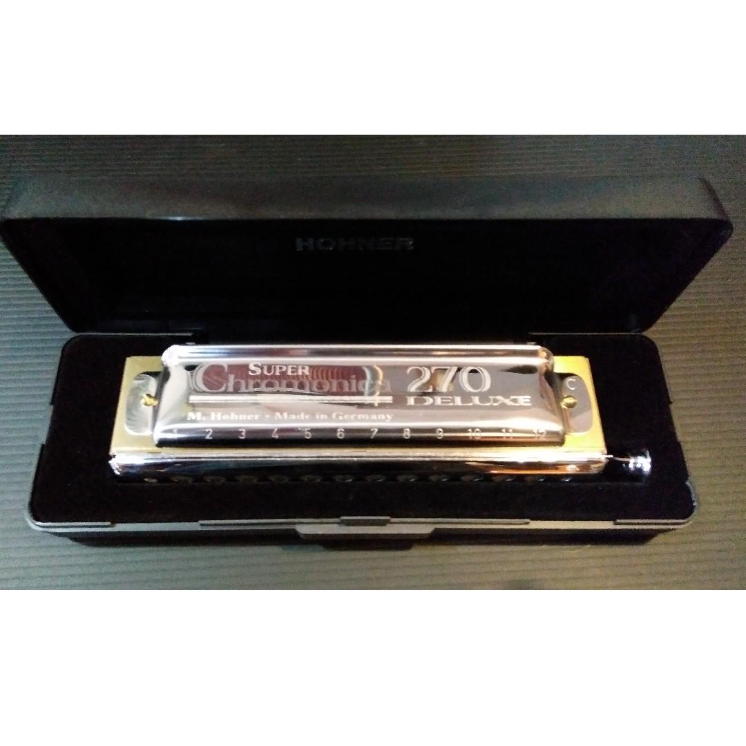 Hohner-Super Chromonica 270 Deluxe 12Holes Deluxe Harmonica(M754001 ...