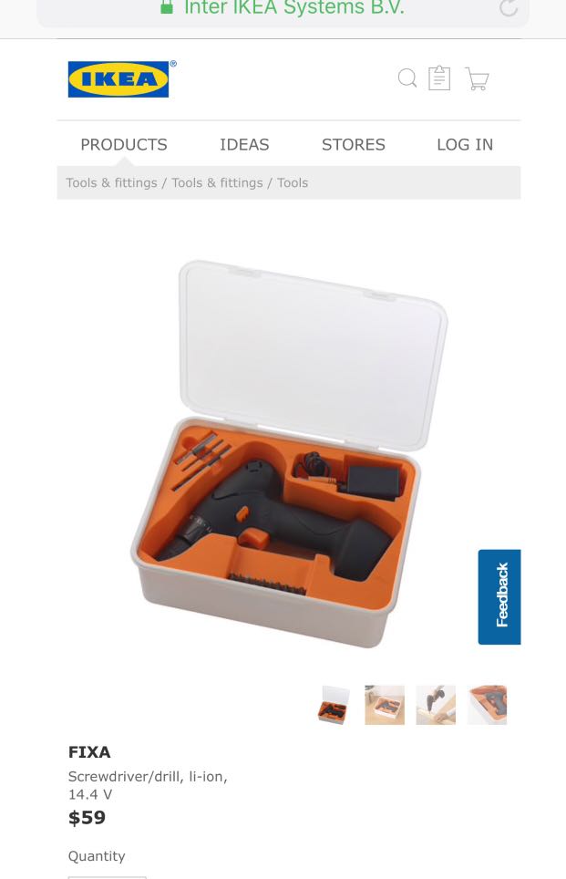 Ikea Fixa Driver Drill Electronics Others On Carou