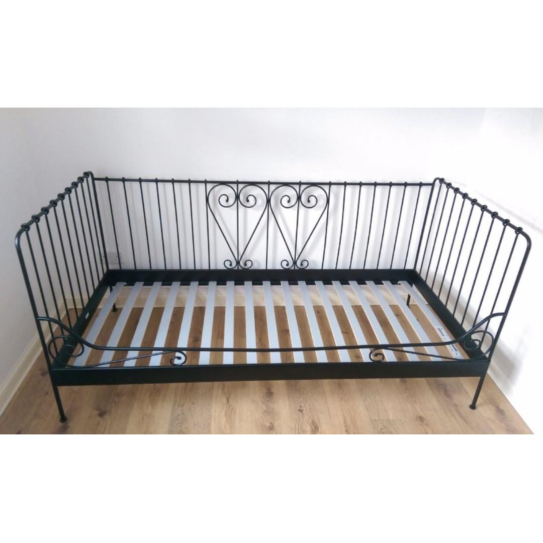 Ikea Meldal Black Daybed Furniture Beds Mattresses On Carousell
