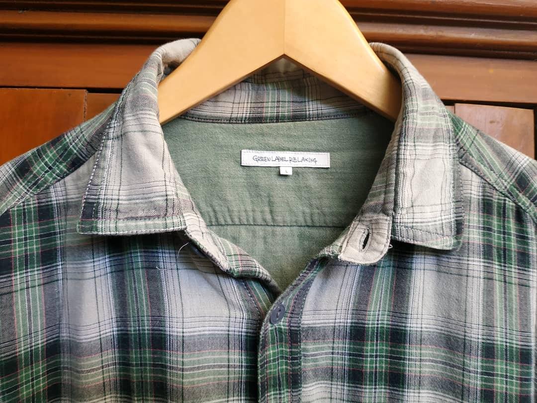 Kemeja green label relaxing united arrows