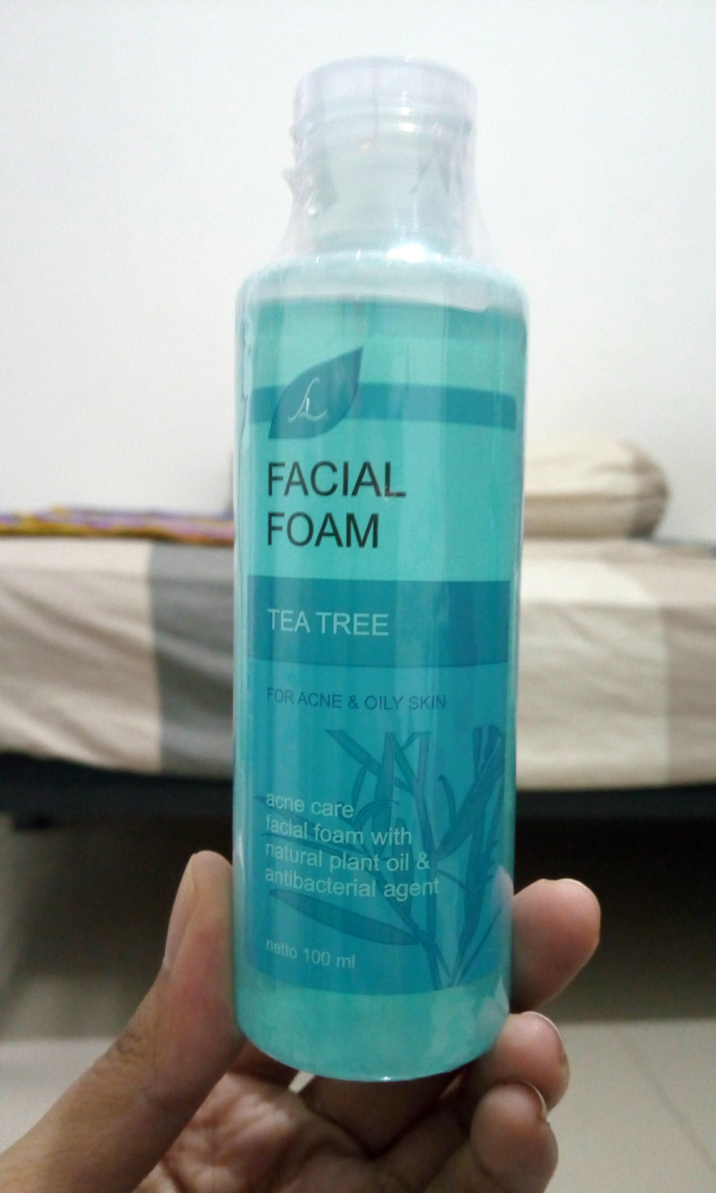 facial foam tea tree larissa