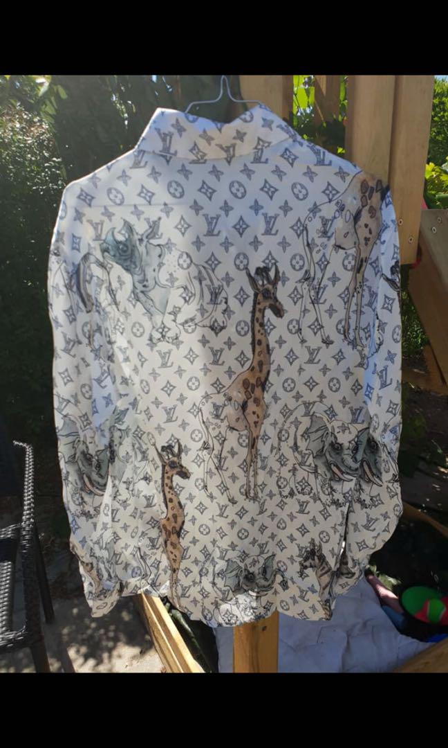 Louis Vuitton SS17 Chapman Giraffe Patch T-shirt - Ākaibu Store