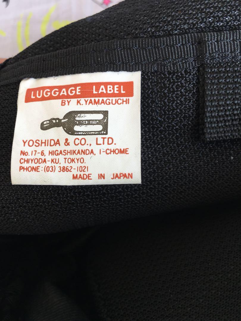 Luggage label sling/belt bag (Category: Belt bags, Clutches and Pouches) located in Baguio. Submitted by findline (Listing ID 179801318, Image 2). Description: 81n x 6in Very durable With min signs of usage Can be attached to belt.