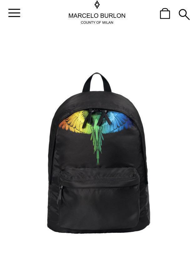 marcelo burlon backpack