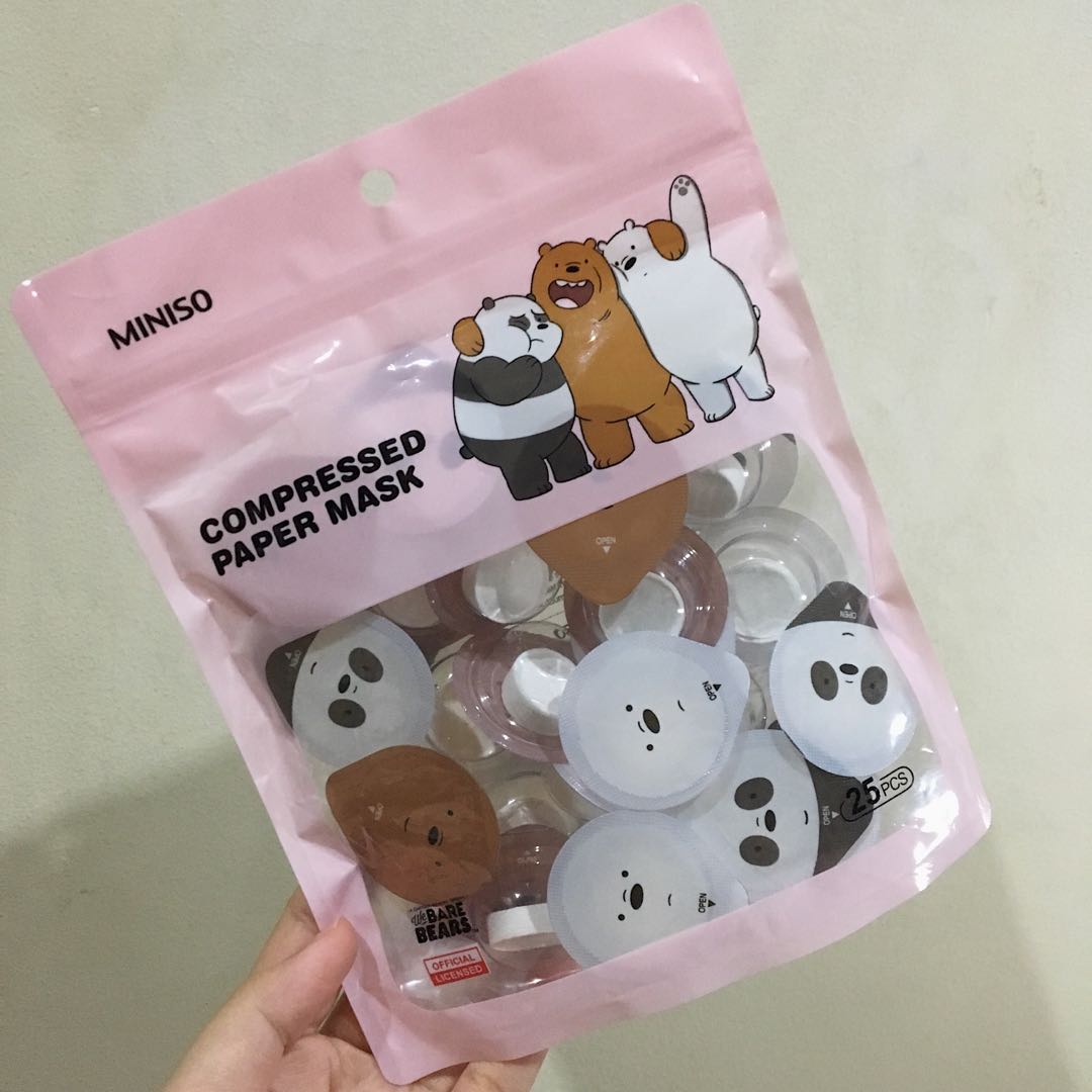 compressed paper mask