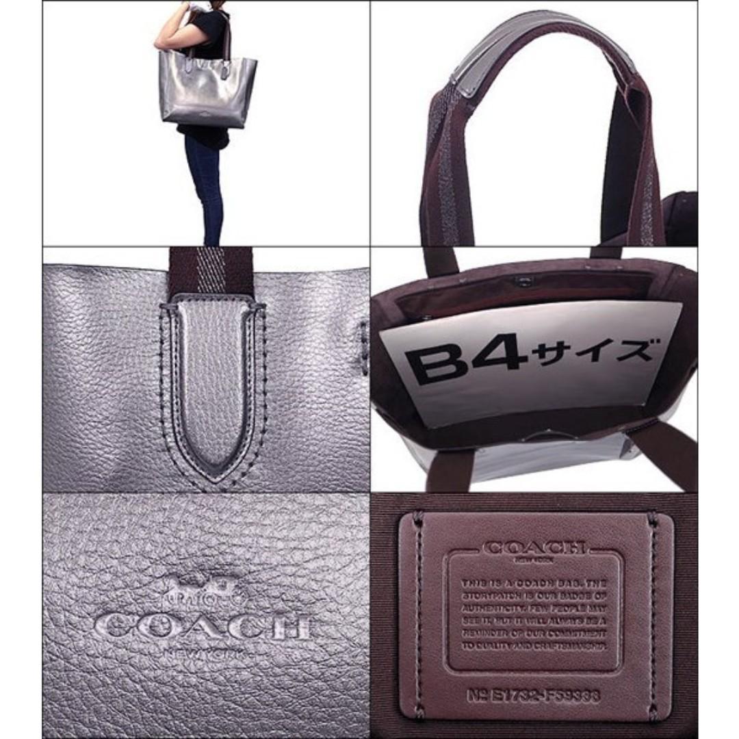 Coach derby tote rose gold sales