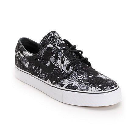 Nike Stefan Janoski Digi Floral Black, Women's Fashion, Footwear, Sneakers  on Carousell