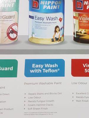 nippon paint easy wash slight wift light green colour 5l furniture home living furniture other home furniture on carousell
