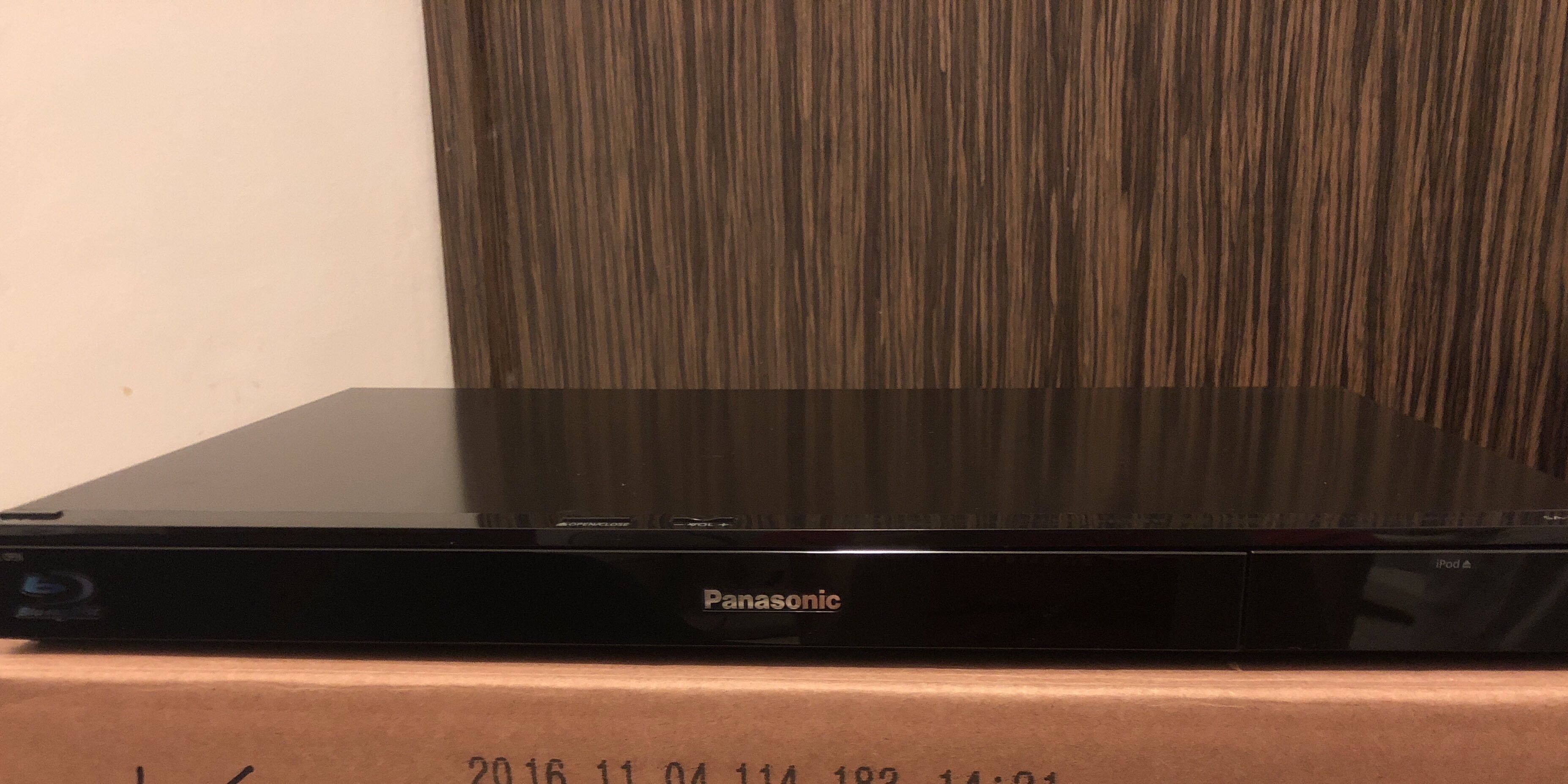 Panasonic Bluray DVD player, TV & Home Appliances, TV & Entertainment