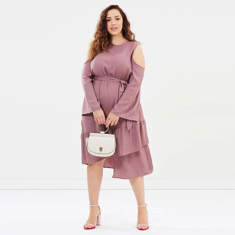 Pastel color gown for top plus size