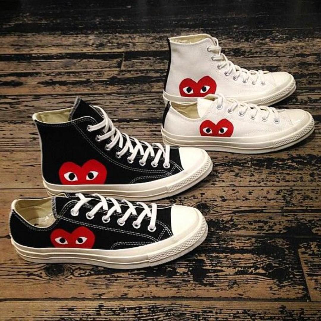 cdg play x converse 1970s