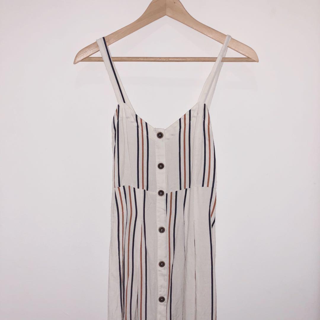 Pull and bear striped dress top