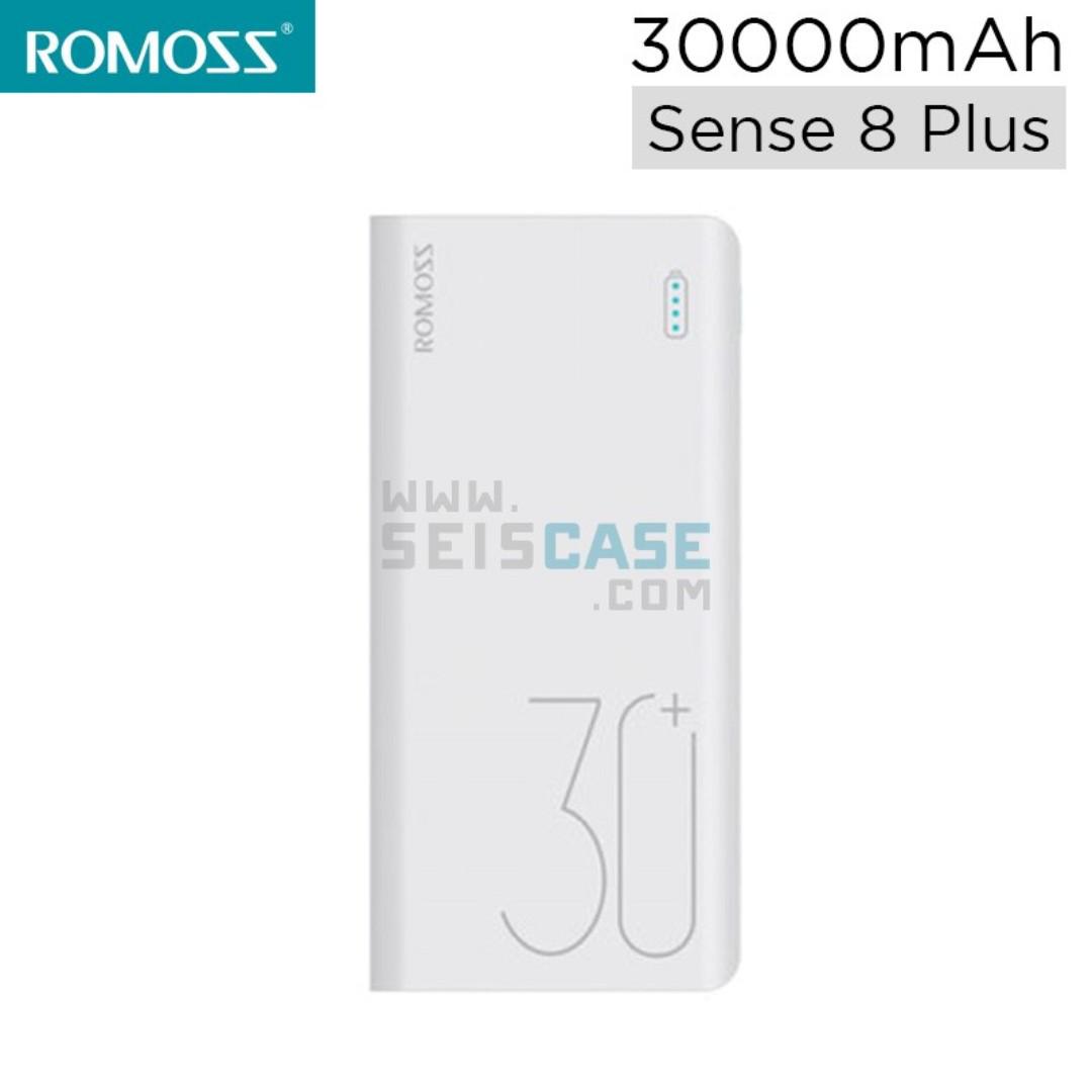 Romoss Sense 8 Plus 30000 Mah Power Bank Quick Charge Mobile