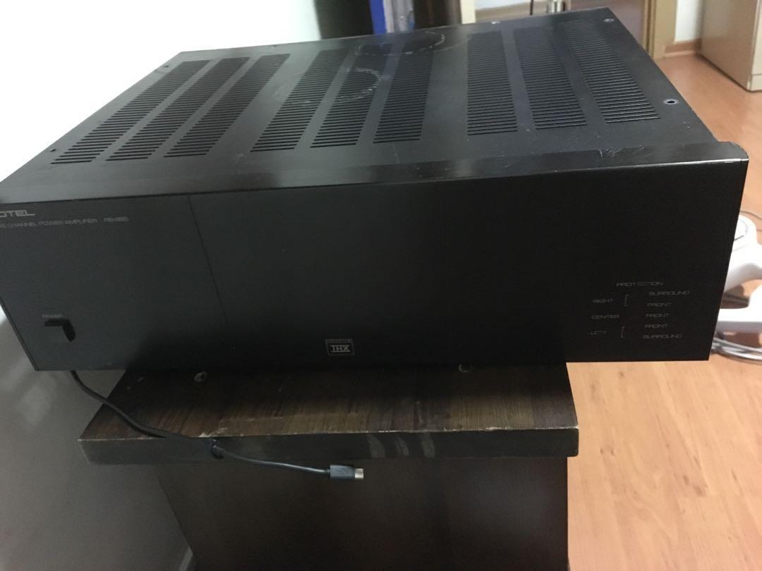 Rotel 5 channel amp for sale, Audio 