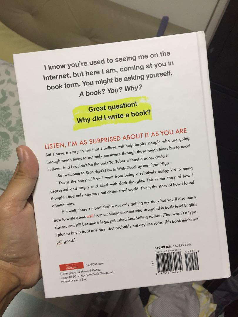 How Rite Good Ryan Higa’s How To Write Good, Hobbies & Toys, Books & Magazines ...