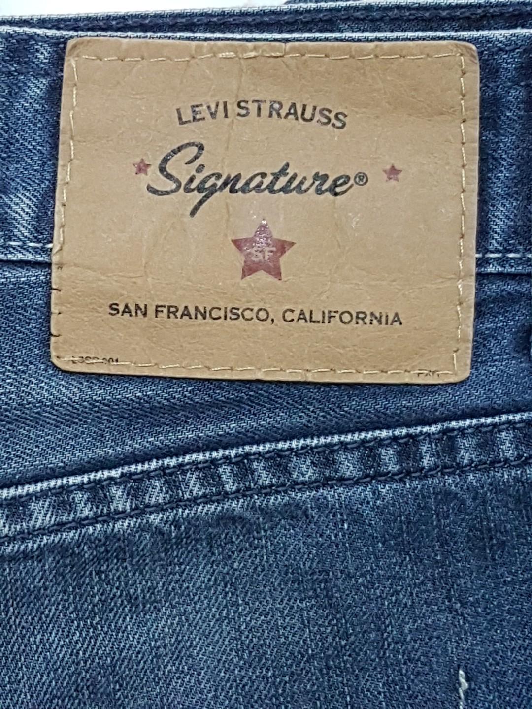 levi signature strauss jeans