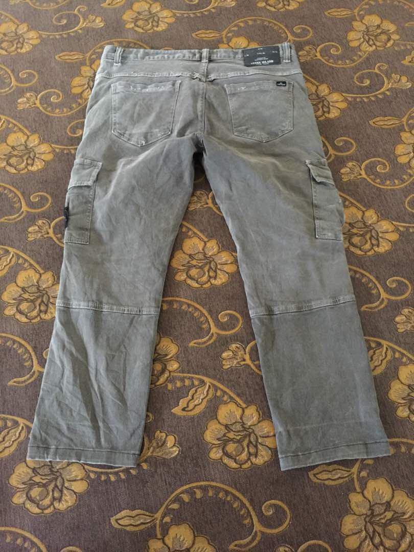 STONE ISLAND PANTS, Men's Fashion, Bottoms, Trousers on Carousell