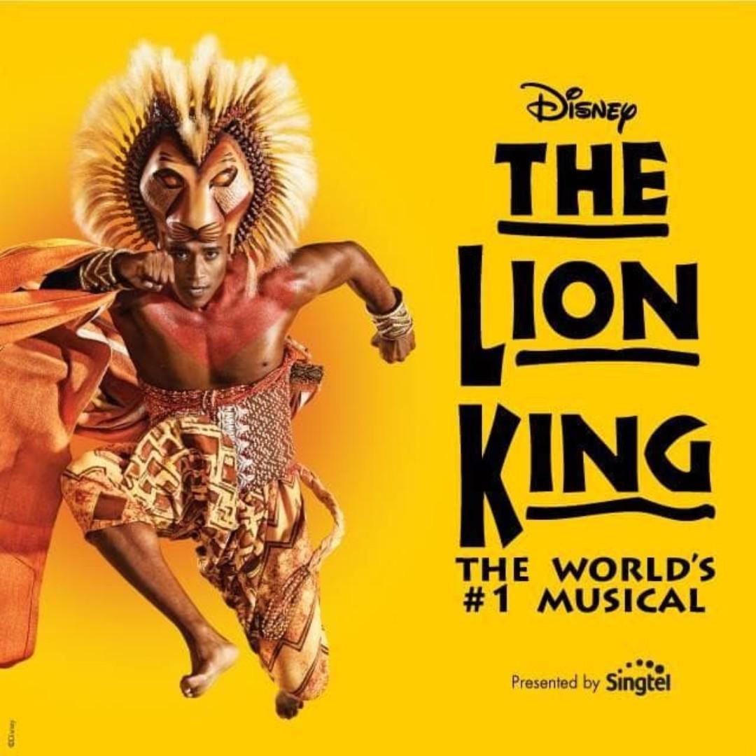 The Lion King Musical (Selling 2 tickets), Tickets & Vouchers, Event