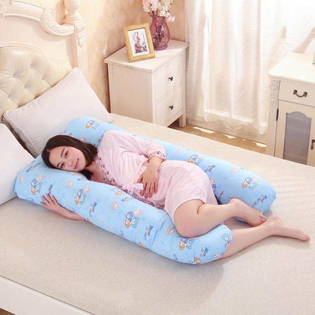 U Shaped Cotton Full Support Pregnancy Pillow Brand New Babies