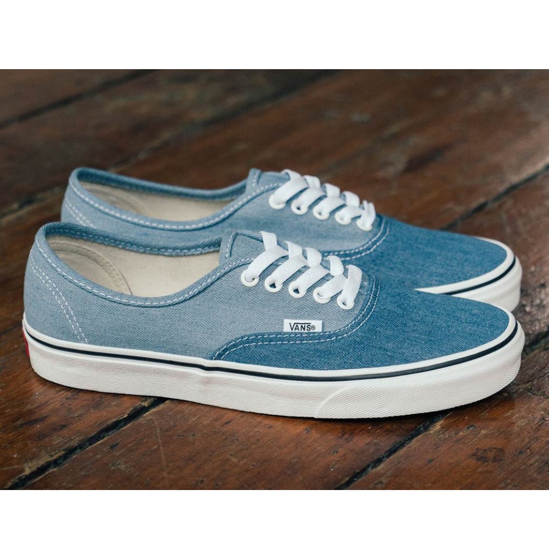 vans authentic denim