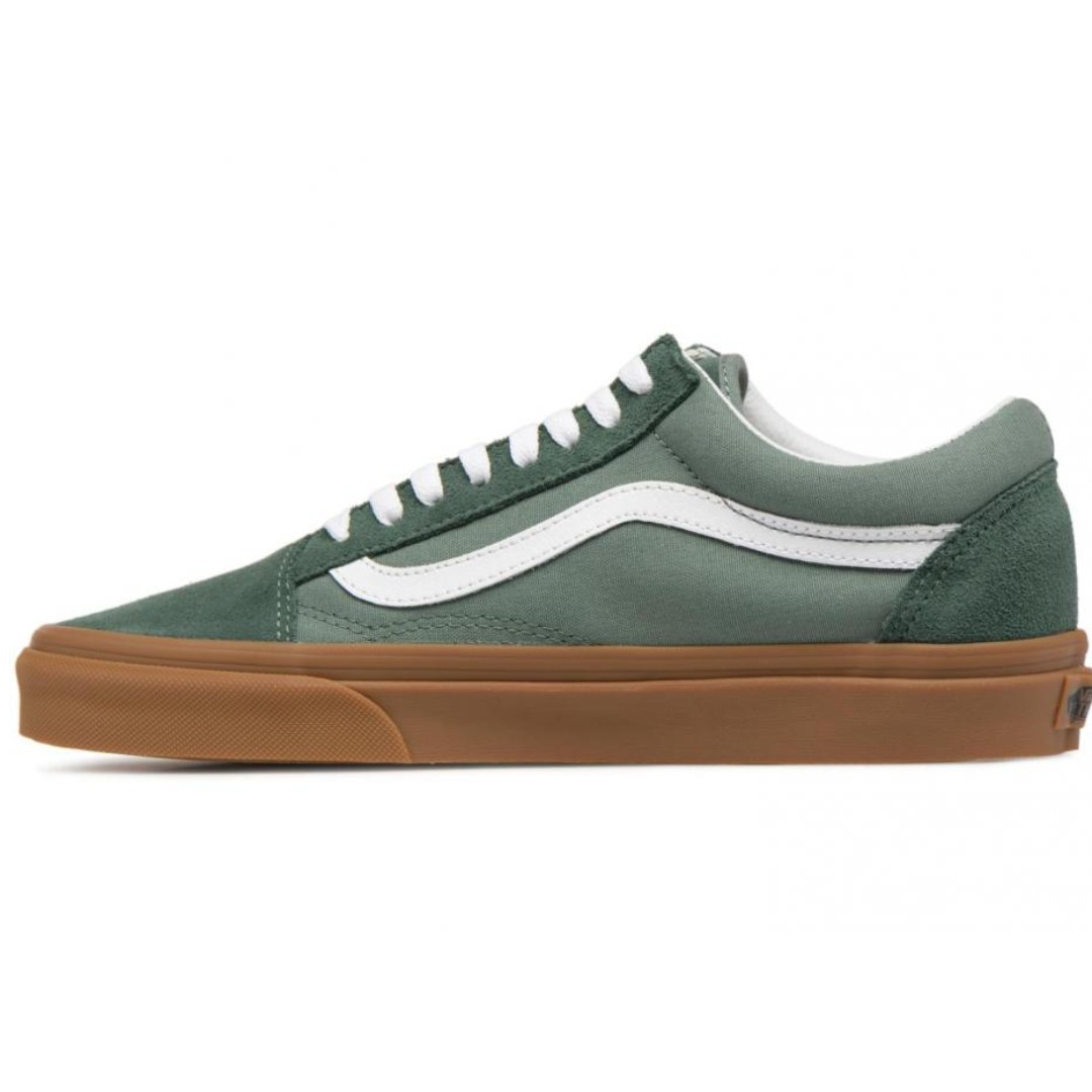 vans old skool duck green gum