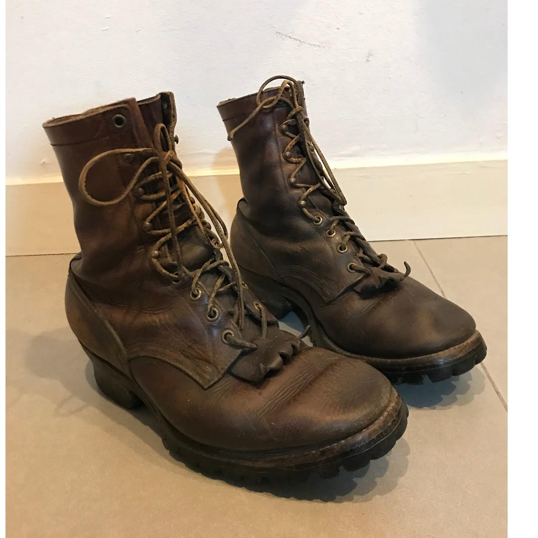 White boots firefighter sale