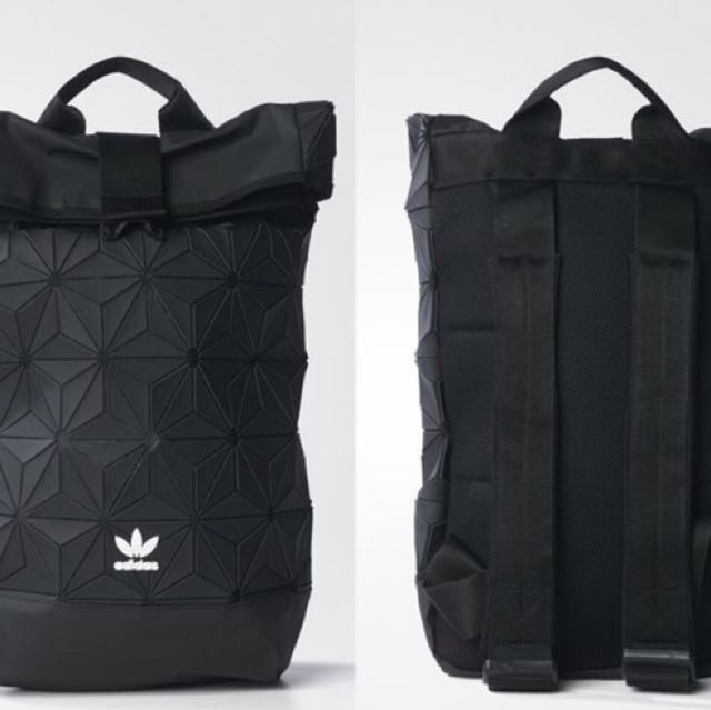 Adidas 3D Roll Top Backpack - Black 