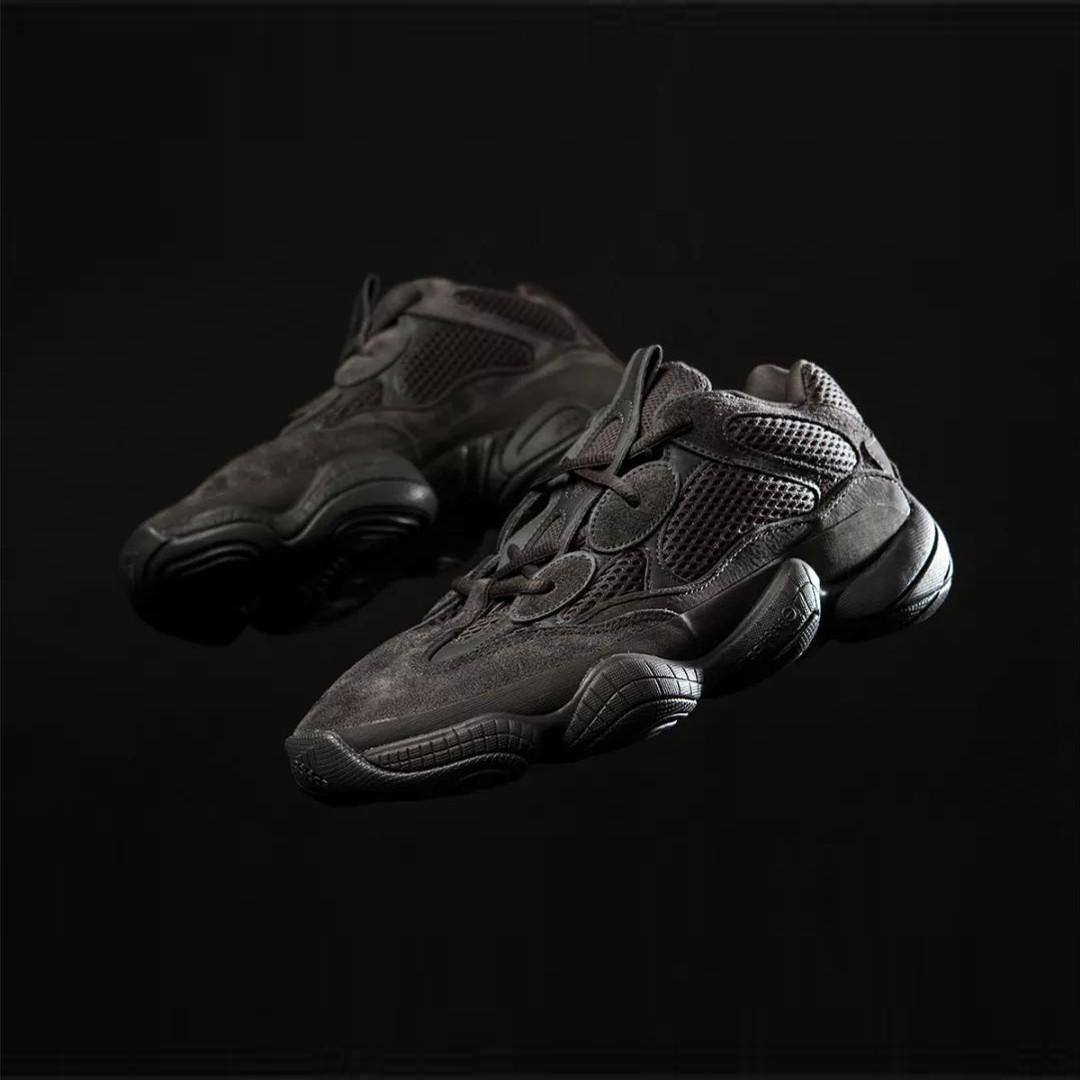 adidas Yeezy Desert Rat 500 Utility Black F36640 Utility Black Utility Black Utility Black Men s US9.5 UK9 Men s US10 UK9.5 Men s Fashion Footwear Sneakers on Carousell