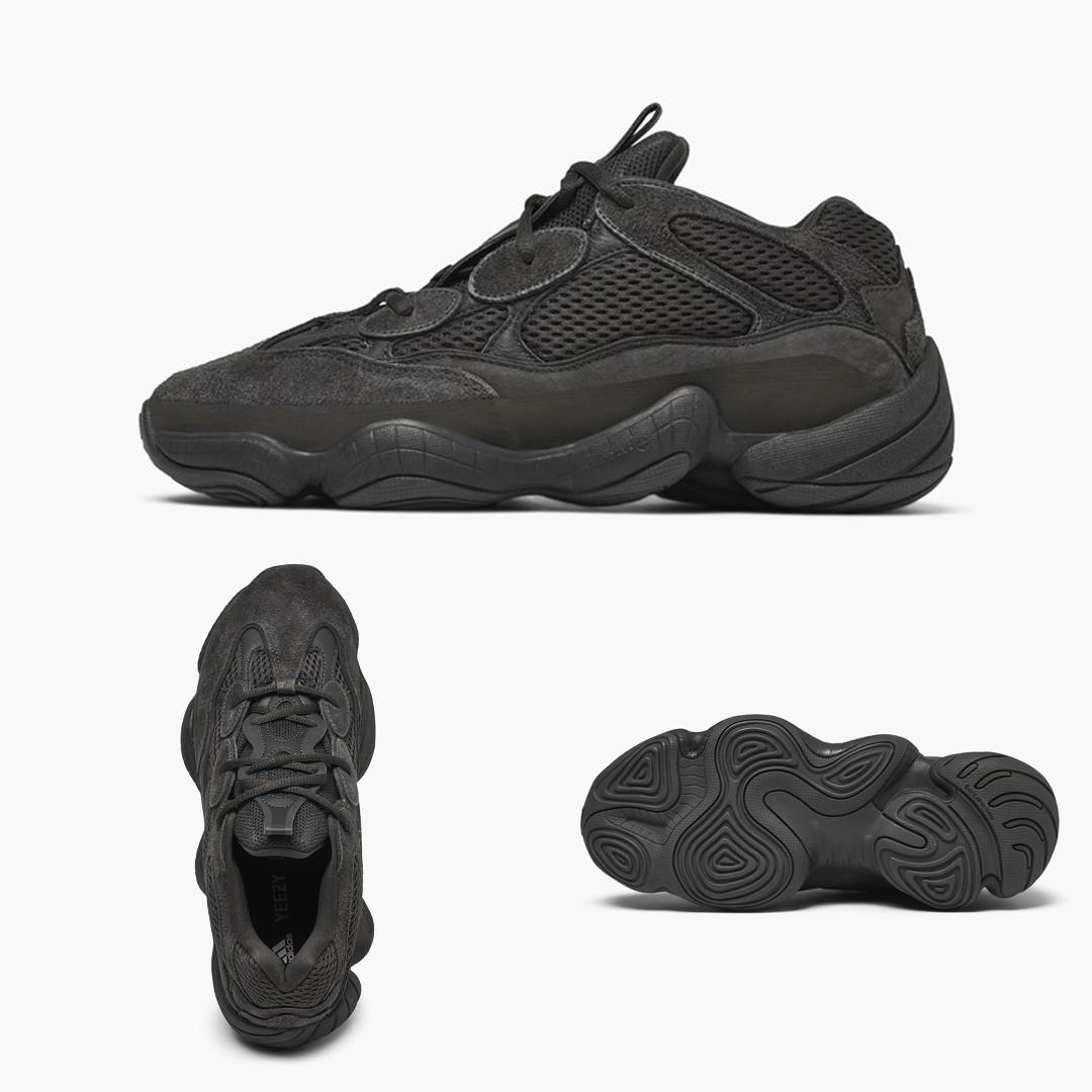 adidas Yeezy Desert Rat 500 Utility Black F36640 Utility Black Utility Black Utility Black Men s US9.5 UK9 Men s US10 UK9.5