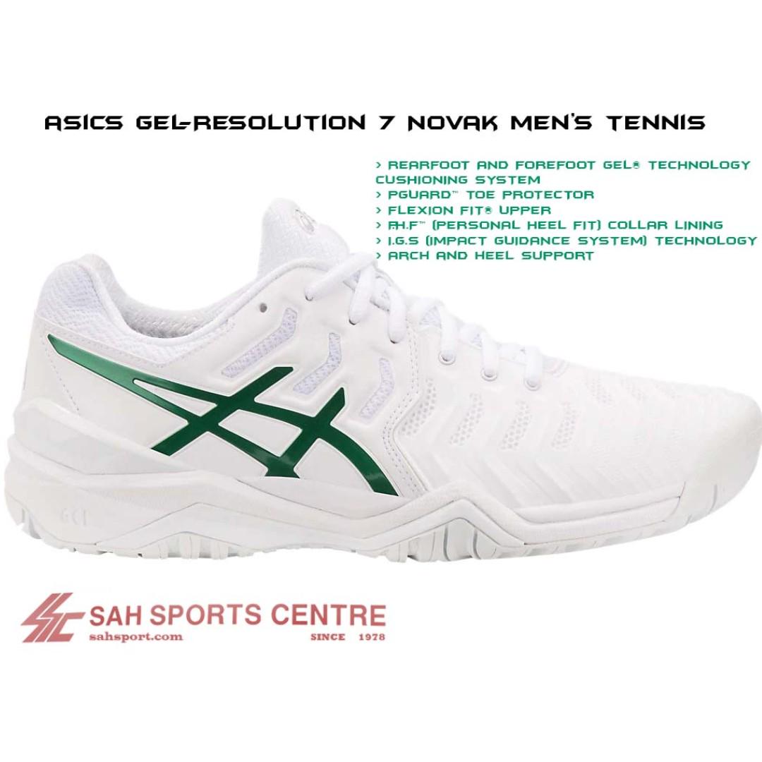 Asics resolution novak cheap